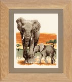 Vervaco Counted Cross Stitch Kit - Elephants Journey