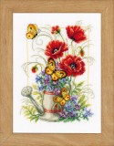 Vervaco Counted Cross Stitch  - Watering Can Flowers