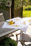 Vervaco Embroidery Kit Tablecloth - Rabbits