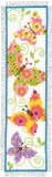 Vervaco Counted Cross Stitch Kit - Bookmark - Butterflies I
