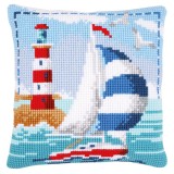 Vervaco Cross Stitch Cushion Kit - Lighthouse