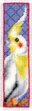 Vervaco Counted Cross Stitch Kit - Bookmark - Cockatiels