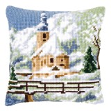 Vervaco Cross Stitch Cushion Kit - Alpine Scene 2