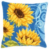 Vervaco Cross Stitch Cushion Kit - Sunflowers