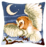 Vervaco Cross Stitch Cushion Kit - Owl