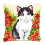 Vervaco Cross Stitch Cushion Kit - Cat