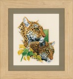Vervaco Counted Cross Stitch Kit - Leopard Duo
