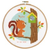 Vervaco Counted Cross Stitch Kit - Squirrel in Tree