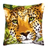 Vervaco Cross Stitch Cushion Kit - Leopard