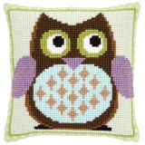 Vervaco Cross Stitch Cushion Kit - Mister Owl