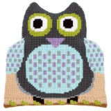 Vervaco Cross Stitch Cushion Kit - Shaped - Owl