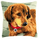 Vervaco Cross Stitch Cushion Kit - Dachshund