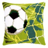 Vervaco Cross Stitch Cushion Kit - Football