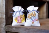 Vervaco Counted Cross Stitch Kit - Pot-Pourri Bag - Bears at Night - Set of 2