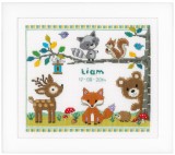 Vervaco Counted Cross Stitch Kit - Forest Animals I