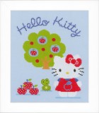 Vervaco Counted Cross Stitch Kit - Hello Kitty & Apple Tree