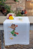 Vervaco Cross Stitch Kit - Table Runner - Chicken Family