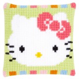 Vervaco Cross Stitch Cushion Kit - Hello Kitty in Pastel