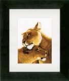 Vervaco Counted Cross Stitch Kit - Lion Friendship