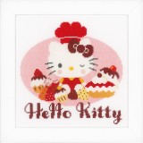 Vervaco Counted Cross Stitch Kit - Hello Kitty - Pie Baking