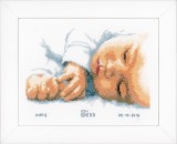 Vervaco Counted Cross Stitch Kit - Birth Record - New-Born