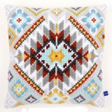 Vervaco Cross Stitch Cushion Kit - Cushion - Ethnic