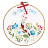 Embroidery Kit with Ring - Oh Happy Day