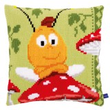 Vervaco Cross Stitch Cushion Kit - Maya - Willy on Mushroom