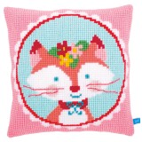 Vervaco Cross Stitch Cushion Kit - Lief! Laughing Small Fox