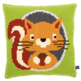 Vervaco Cross Stitch Cushion Kit - Squirrel