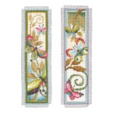 Vervaco Counted Cross Stitch  - Bookmarks - Deco Butterflies - Set of 2