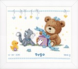 Vervaco Counted Cross Stitch Kit - Bear & Present