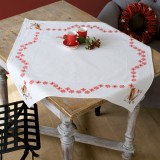 Vervaco Counted Cross Stitch Kit - Tablecloth - Robin