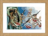 Vervaco Counted Cross Stitch Kit - Owl & Long-Tailed Tits