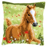Vervaco Cross Stitch Cushion Kit - Foal