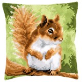 Vervaco Cross Stitch  Cushion Kit - Squirrel