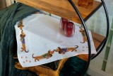Vervaco Counted Cross Stitch Kit - Tablecloth - Dachshunds