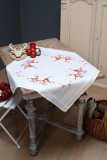 Vervaco Counted Cross Stitch Kit - Tablecloth - Christmas Gnomes