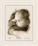 Vervaco Counted Cross Stitch Kit - Birth Record - Baby Hug