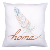 Vervaco Embroidery Kit Cushion - Feather Home