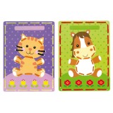 Vervaco Embroidery Kit Cards - Cat & Pony - Set of 2