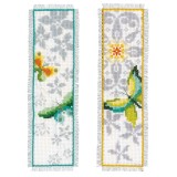 Vervaco Counted Cross Stitch Kit - Bookmarks - Butterfly (Set of 2)