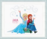 Vervaco Counted Cross Stitch Kit - Disney - Frozen - Sisters Forever