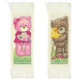 Vervaco Counted Cross Stitch Kit - Bookmarks - Popcorn (Set of 2)