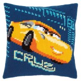 Vervaco Cross Stitch Cushion Kit - Disney - Cars - Cruz