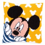Cross Stitch Kit: Cushion: Disney: Mickey - Peek-a-Boo