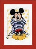 Vervaco Counted Cross Stitch Kit - Disney - Mickey - Getting Dressed