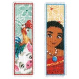 Vervaco Counted Cross Stitch Kit - Bookmarks - Disney - Moana - (Set of 2)