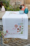 Vervaco Counted Cross Stitch  - Table Runner - Flowers