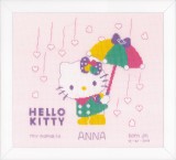 Vervaco Counted Cross Stitch Kit - Hello Kitty - A Shower of Hearts